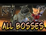 Legend of Kay Anniversary All Bosses | Boss Battles (PS4, PS3, WiiU, PC)