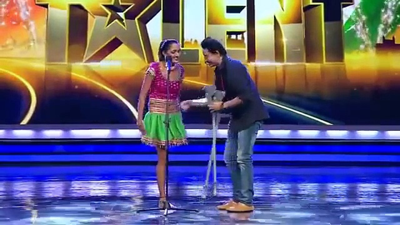One legged Girl Dancing!