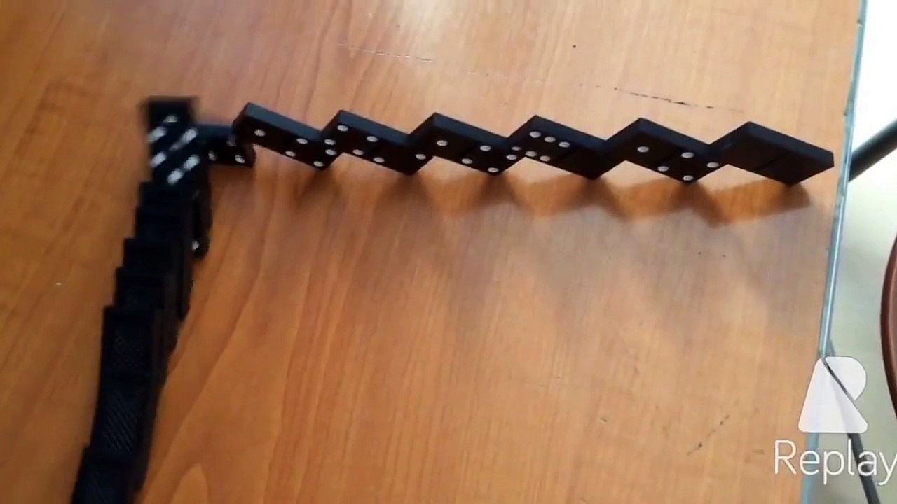 Domino rally 1. My first rally!! MAGIC TIM.