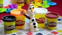 Frozen Play Doh   How to Make Olaf From Frozen   Olaf Playdoh