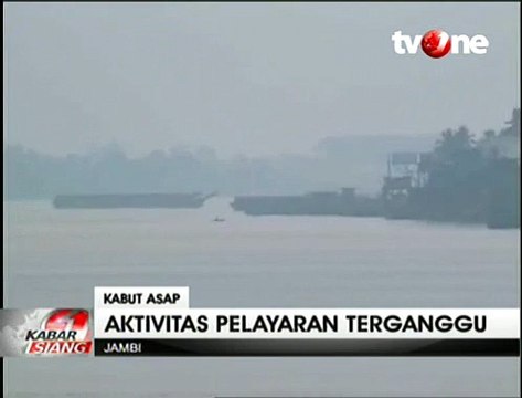 Kabut Asap Pekat Ganggu Jarak Pandang di Riau, Sumsel dan Jambi