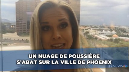 Un nuage de poussière s'abat sur la ville de Phoenix