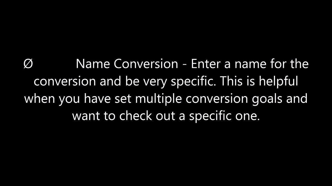 How to Setup Conversion Tracking in Google AdWords