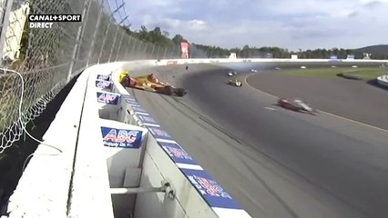 Karam, Wilson Big Crash Pocono 2015 IndyCar (Fatal accident)-copypasteads.com