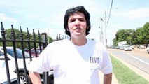 Donny Edwards cuts an ad for Walkin' On The Blvd Elvis Week 2015