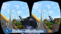 Oculus Rift Minecraft Coaster (Gameplay Karine)