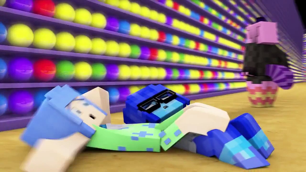 inside out minecraft animation parody