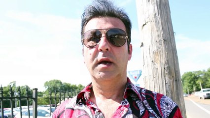 George Nadile cuts an ad for Elvis Week 2015
