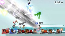 Super Smash Bros. Wii U | 8-Player Smash | My Brother Wins!
