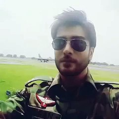 Imran Abbas Infront Of F-16 | Sher-e-Dil Shaheen Shooting