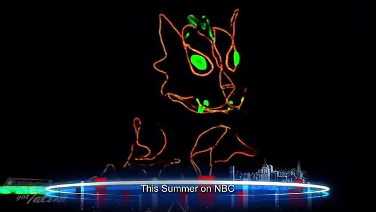 Dinosaurs With Light Sabers Lightwire Theater Americas Got Talent Semifinals