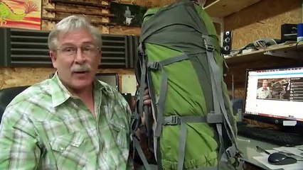 Picking backpack for travel video shoots