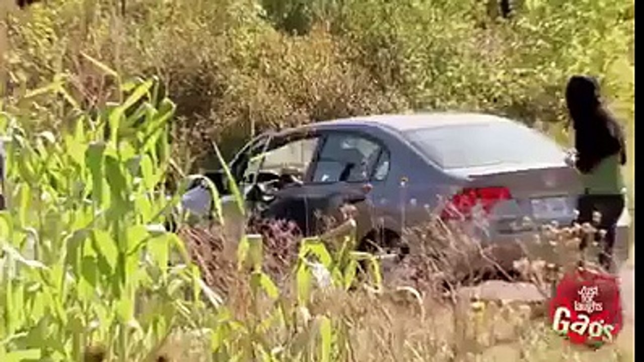 Violent Scarecrow Prank