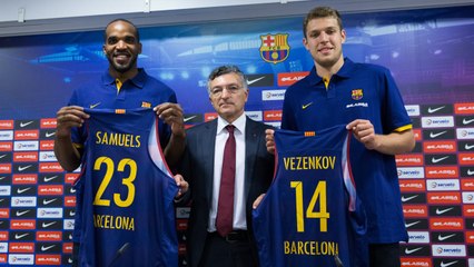 FCB Basket: Presentación Samardo Samuels y Aleksandar Vezenkov