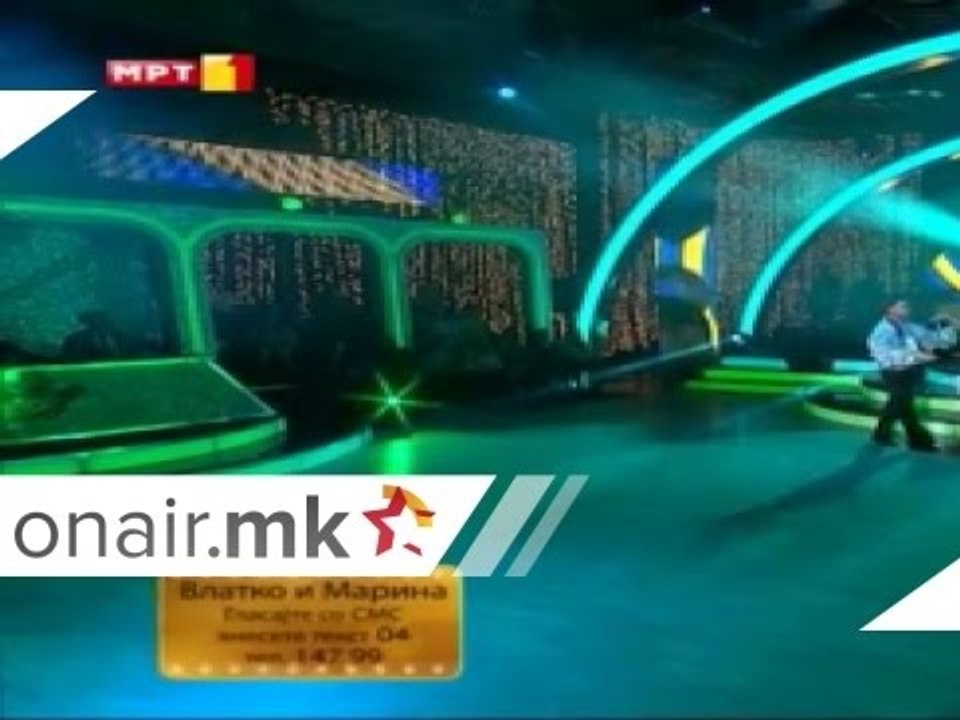 VLATKO ILIEVSKI I MARINA OVEZOVSKA- SALSA - TANC SO ZVEZDITE 2