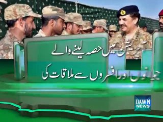 Army Chief meets troops in Shawal Valley