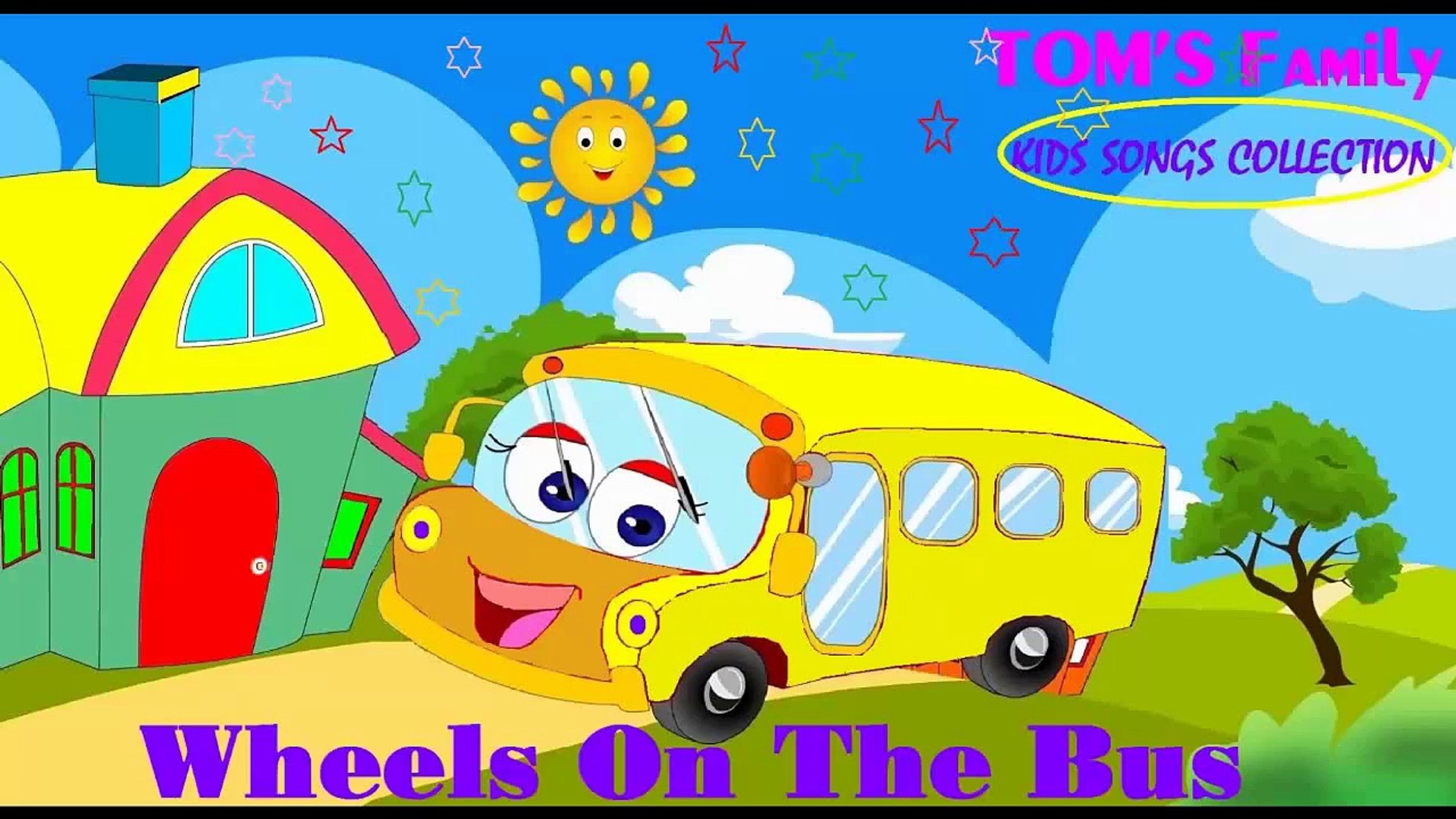Wheels on the bus peppa pig   Nursery Rhymes Songs For Childrens   Part 20