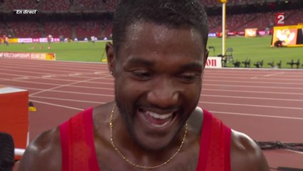 Mondiaux d'Athlétisme : Gatlin satisfait de sa régularité