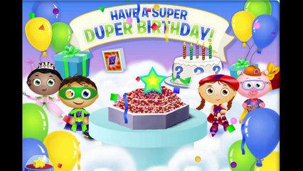 Super Why Cake Maker Birthday Party Cartoon Animation PBS Kids Game Play Walkthrough [Full
