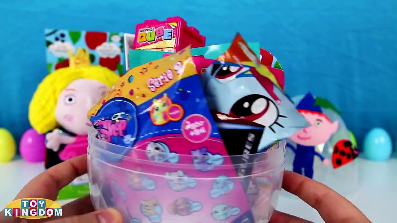 Ben and Holly's Little Kingdom Giant Play Doh Surprise Egg Peppa Pig My Little Pony Barbie