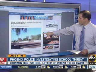Police investigating school threat