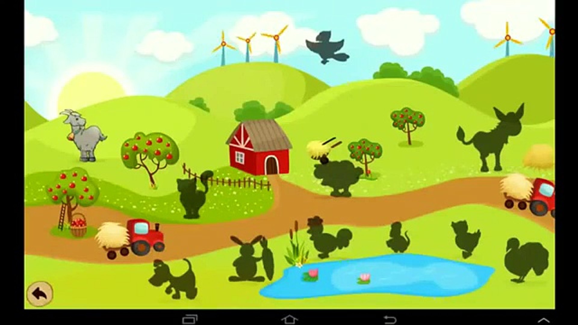 ⁣Развивающий мультик Домашние животные для детей: учим