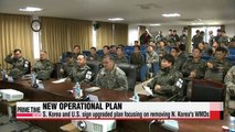 S. Korea and U.S. sign new operation plan aimed at removing N. Korea's WMDs