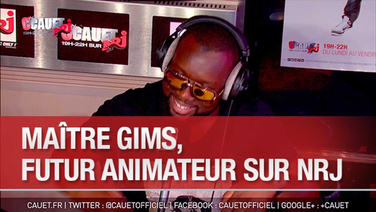 Maître Gims, futur animateur sur NRJ - C'Cauet sur NRJ