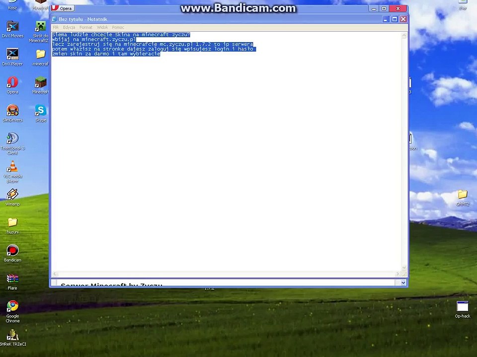 jak zrobić skina w minecraft by zyczu