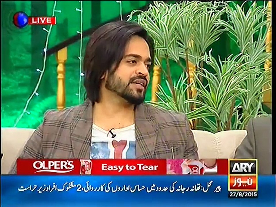 The Morning Show With Sanam Baloch on ARY News Part 3 - 27th August 2015