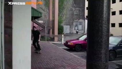 Le skateur Billy Nelson renversé par une voiture après un trick
