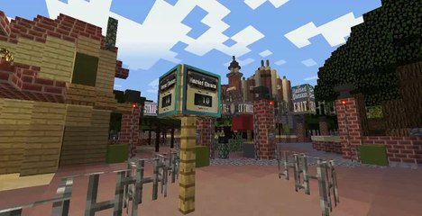Minecraft Haunted mansion Disney ride!