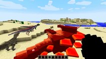 Minecraft Mods DANGEROUS DINOSAURS ! ( Dinosaur Mod Showcase)