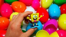 30 Surprise Eggs!!! Disney CARS MARVEL Spider Man SpongeBob HELLO KITTY PARTY ANIMALS LittlestPetSh