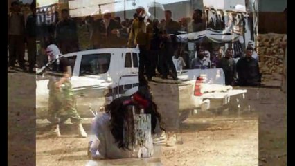 ISIS chopping hands & foot of spy in a new video released