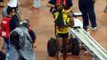 Usain Bolt : Chinese Cameraman falls on Usain Bolt with segway after Men's 200m Final IAAF 2015