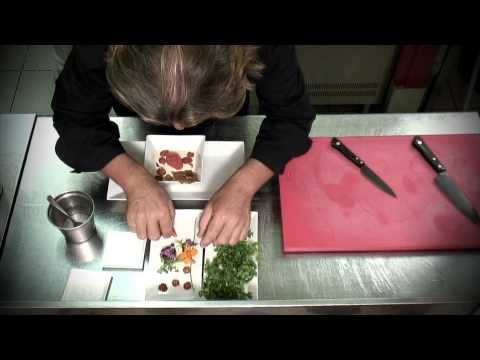 Sorbet à la tomate et gaspacho blanc - Jean-Luc Rabanel