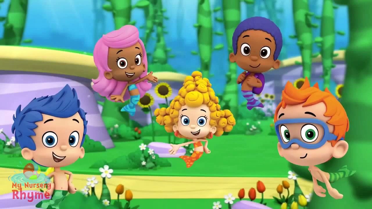 Bubble Guppies Finger Family Nursery Rhyme