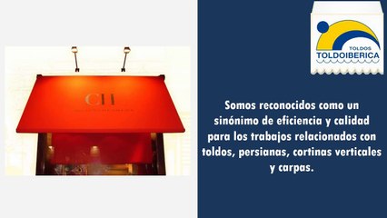 Instalación toldos Vigo - Lonas cubrefachadas - Toldo Ibérica