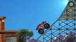 Monster Truck Demolisher Flash Game   Monster Truck Videos For Kids   Tractor Pavlik