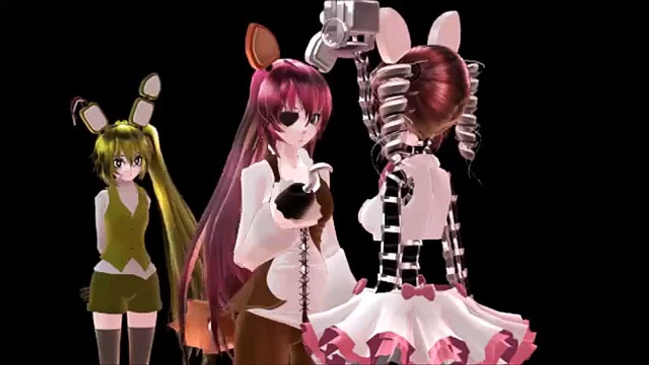 [MMD x FNAF] Foxy Flirting Mangle?