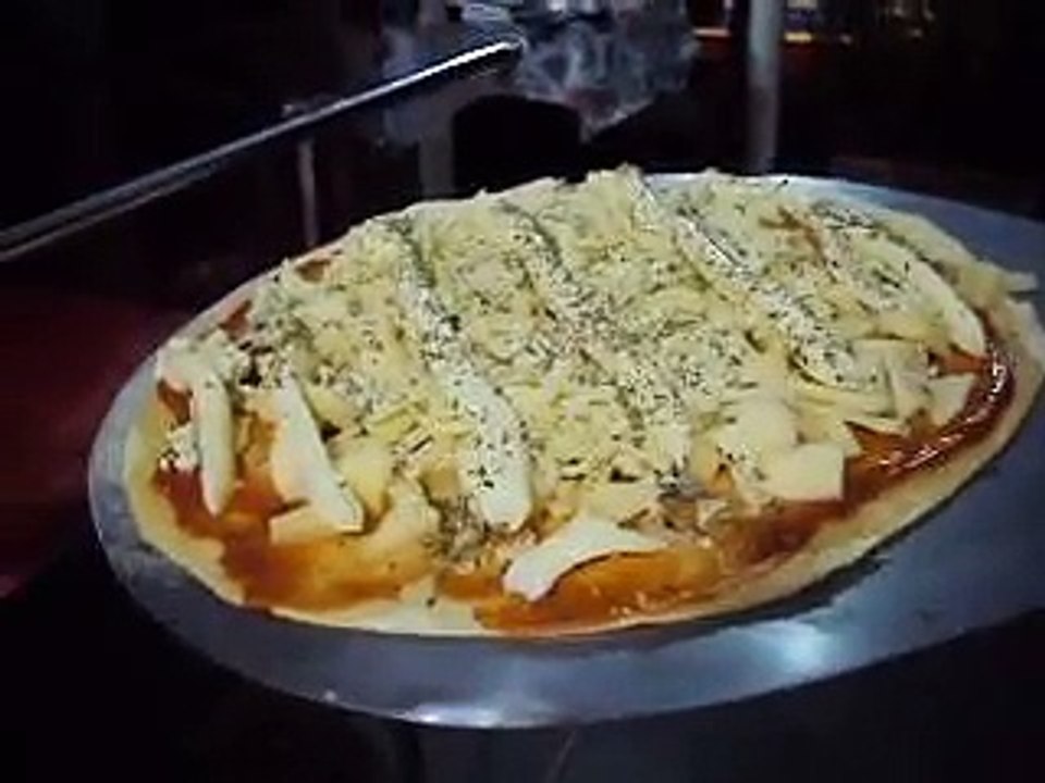 Pizza assada em menos de 3 minutos