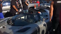 Mayweather arrives for training in $5 million supercar