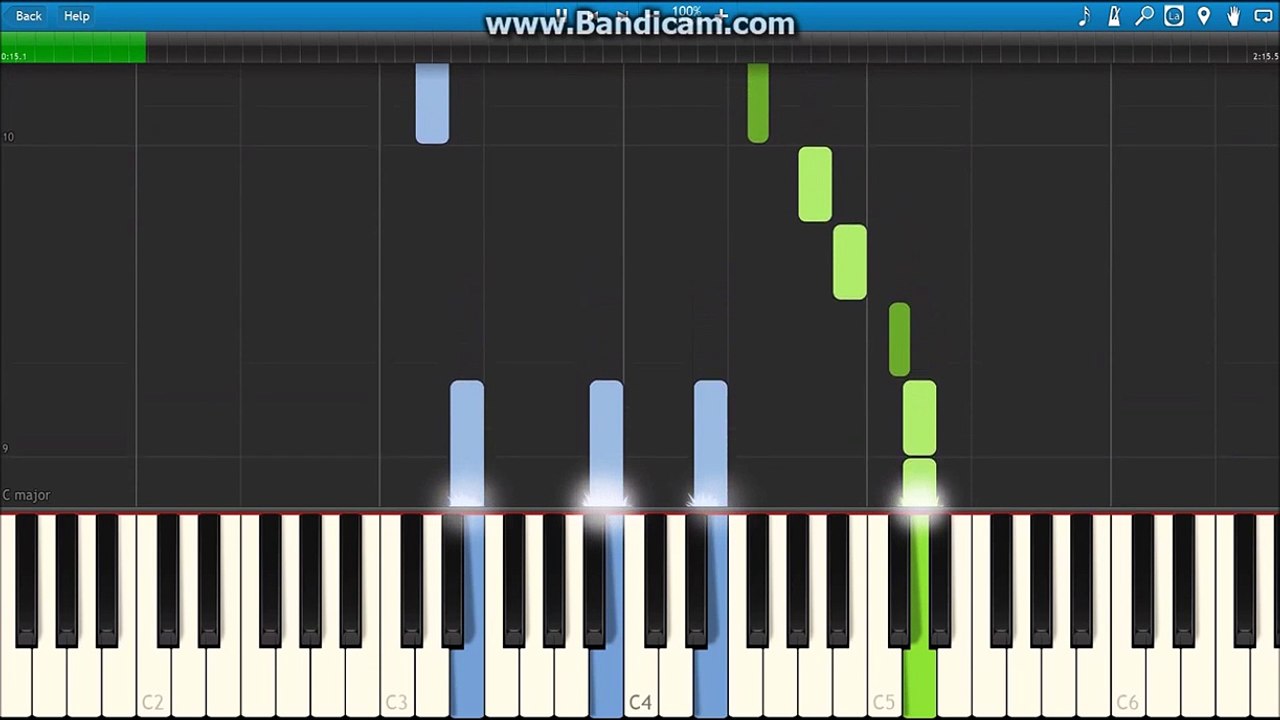 A Tender Feeling (Lizbeth's Theme) - SAO [Synthesia Piano Tutorial]