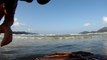 Passeio ao Ubatuba na praia da Enseada, Litoral Norte de São Paulo, Brasil, SUP, em pets reciclados