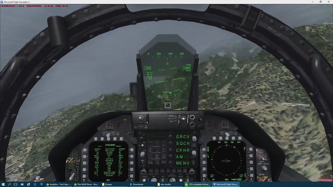 First Look - FSX Steam Edition Intel i7 6700k 4.6 GHz Overclock Test GTX 970