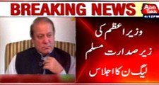 PM Nawaz Sharif chaired meeting of PML-n