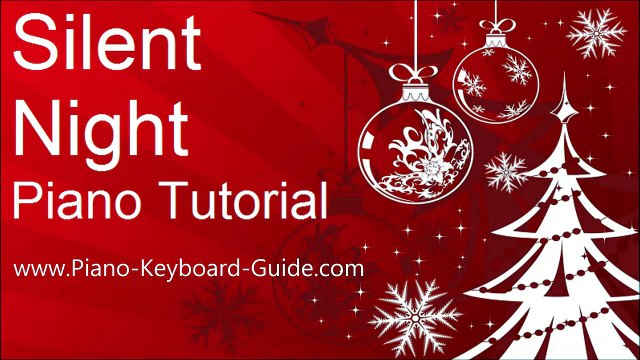 How To Play Silent Night. Christmas Song. Easy Piano Keyboard Tutorial