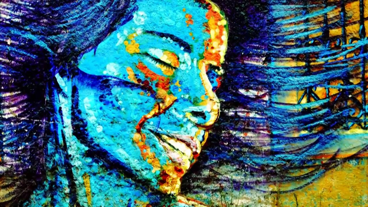 You're Alive, Just Breathe ( with Fat Jon & Nujabes ) graffiti from Valparaiso, Chile