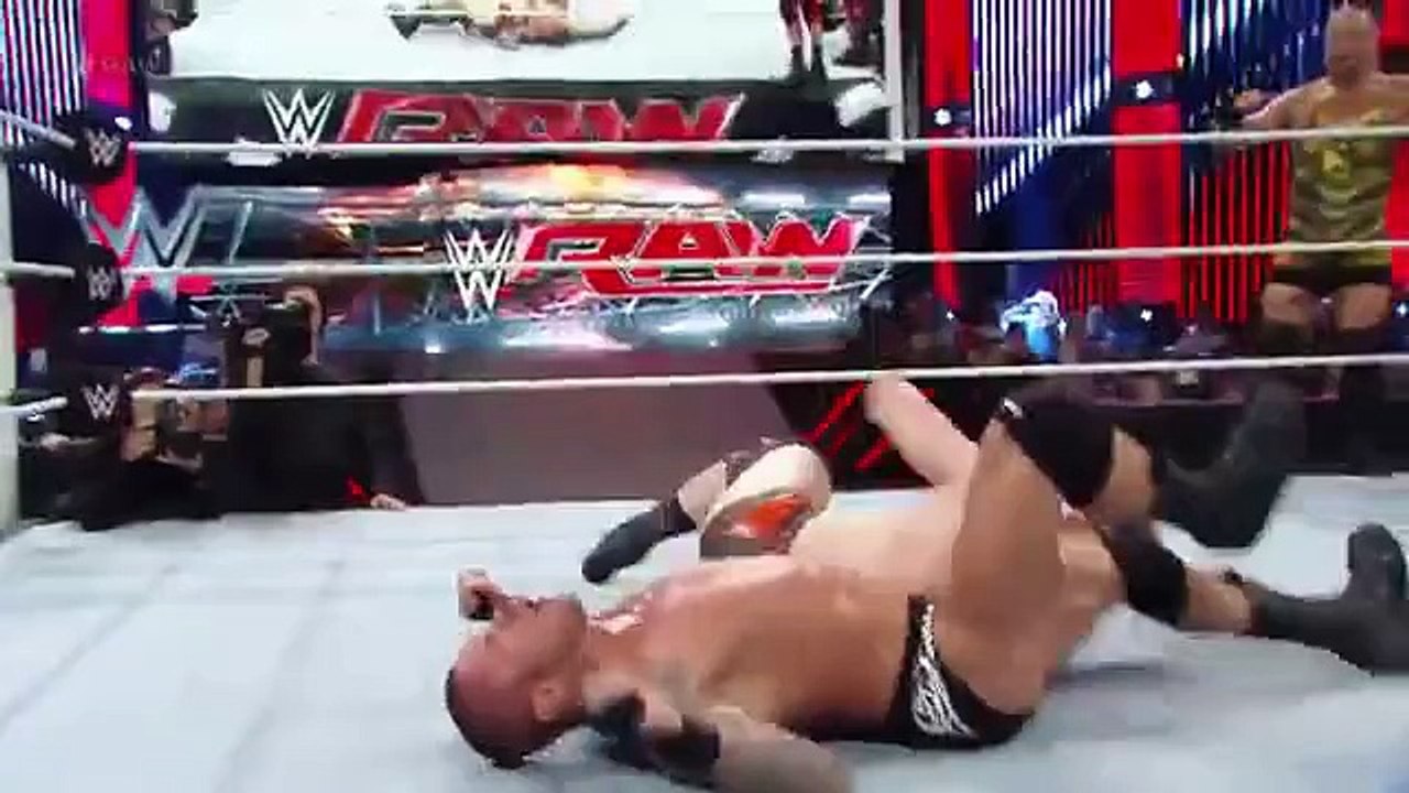 Sheamus  Roman Reigns  Rob Van Dam vs Randy Orton RybAxel Raw